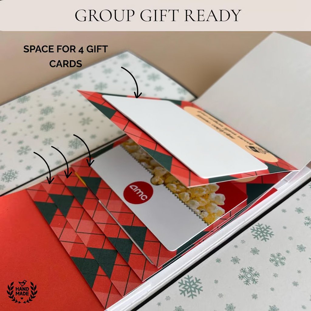 🎁LAST DAY 50% OFF - 🎄 Handmade Merry Christmas Gift Card Holder💖