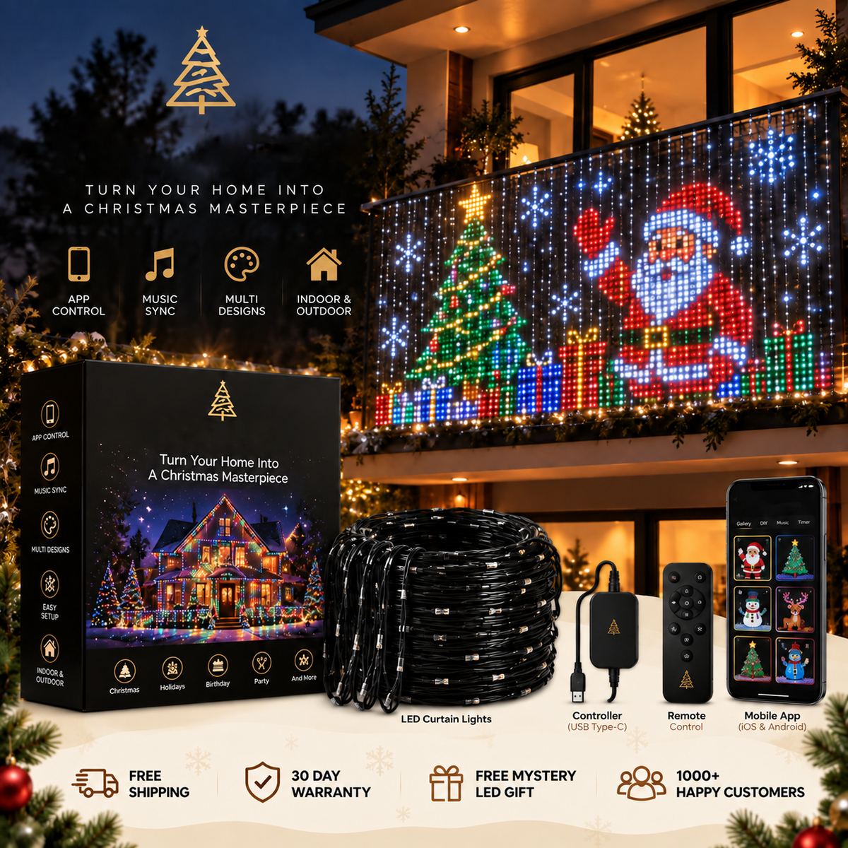 Smart Animated Christmas Lights