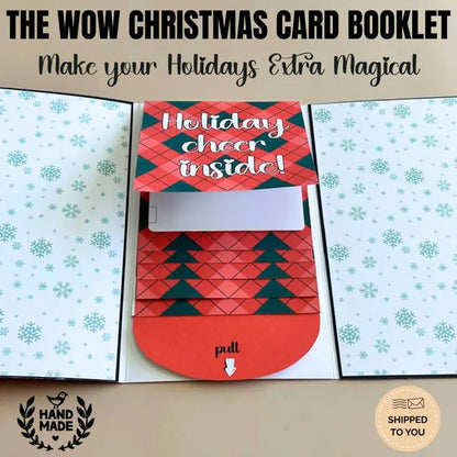 🎁LAST DAY 50% OFF - 🎄 Handmade Merry Christmas Gift Card Holder💖